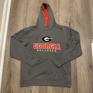 Georgia Bulldogs Pullover Jacket Kids Medium Youth 12/14 Section 101 By Majestic